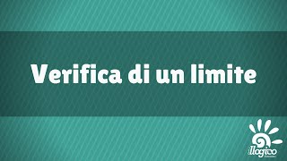 Verifica di un limite [upl. by Tan]