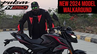 2024 Bajaj Pulsar N250 Walkaround Review  4 New Updates [upl. by Duax]