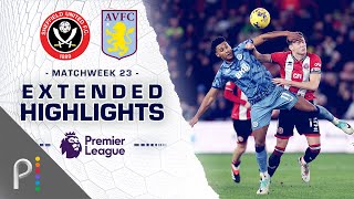 Sheffield United v Aston Villa  PREMIER LEAGUE HIGHLIGHTS  232024  NBC Sports [upl. by Akemed]