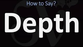 How to Pronounce Depth CORRECTLY [upl. by Kealey]