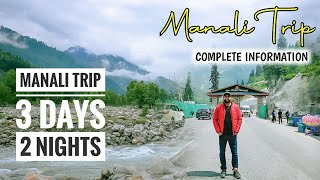 MANALI COMPLETE TRAVEL PLAN 2023 [upl. by Gill324]