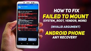 How To Fix Failed To Mount SystemRoot Vendor amp More Invalid Argument amp Resource Busy [upl. by Atteuqihc]