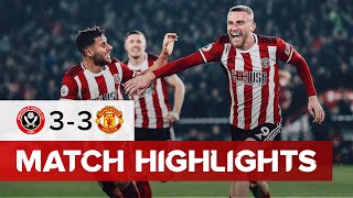 Sheffield United 33 Manchester United  Premier League highlights [upl. by Duston]