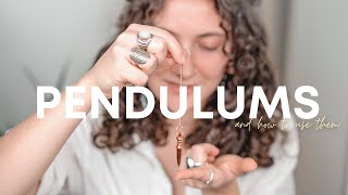 EVERYTHING YOU NEED TO KNOW ABOUT PENDULUMS ✨ What they are and how to use them for healing [upl. by Amre]