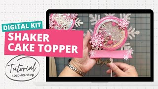 Shaker Cake Topper  tutorial [upl. by Suez]