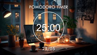 255 Pomodoro Timer  Relaxing Lofi Deep Focus Pomodoro Timer Stay Motivated 💻Focus Station [upl. by Beutner]