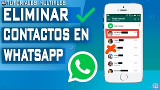 Como Eliminar Un Contacto De Whatsapp [upl. by Okikuy]