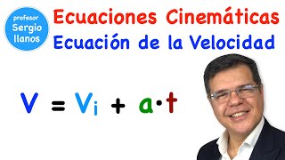 Ecuaciones Cinemáticas  Ecuación de la Velocidad [upl. by Adnohsirk974]