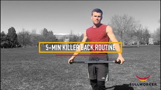 Bullworker Killer Back Workout in 5 Minutes [upl. by Boff]