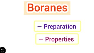 Boranes preparation and properties  simplified [upl. by Arbua]