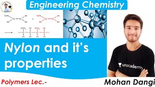 Nylon  nylon 66  preparation properties of nylon  polymer  Prepration properties of Nylon [upl. by Holds]