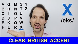 How To Pronounce The English Alphabet BRITISH PRONUNCIATION [upl. by Basset488]