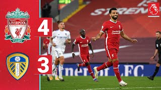 Highlights Liverpool 43 Leeds Utd  Salah hits a hattrick on the opening day [upl. by Namielus]