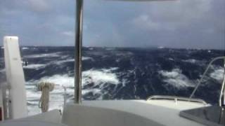 46 Catamaran in big seas [upl. by Legnaros]