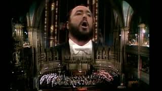 Adeste Fideles  Luciano Pavarotti lyrics English  Latin [upl. by Nerland]