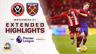 Sheffield United v West Ham United  PREMIER LEAGUE HIGHLIGHTS  1212024  NBC Sports [upl. by Gonnella]