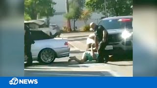 California officer charged with excessive force victim speaks exclusively to ABC7s ITeam [upl. by Deaner673]