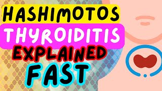 Hashimoto Thyroiditis  EXPLAINED IN 2 MINUTES Autoimmune Hypothyroid [upl. by Eadith715]