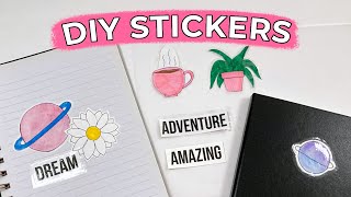 How To Make Your Own Stickers with Tape amp Sticker Paper [upl. by Pitchford]