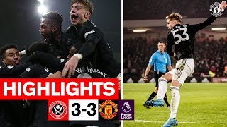 HIGHLIGHTS  Sheffield United 33 Manchester United  Premier League 201920 [upl. by Marceau611]