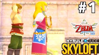 The Legend of Zelda Skyward Sword HD Part 1  Skyloft [upl. by Sims]