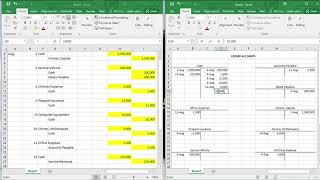 Ledger Accounts  Filipino TAccounts [upl. by Klement416]