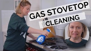 How to Clean a Gas Range Stovetop [upl. by Zosi]