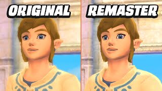 Zelda Skyward Sword HD  Switch vs Wii Graphics Comparison [upl. by Beghtol685]