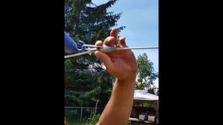 How to easily tighten a clothesline [upl. by Ahsiuqat929]