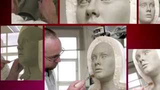 The making of Benedict Cumberbatchs wax figure at Madame Tussauds London [upl. by Zeuqirdor]