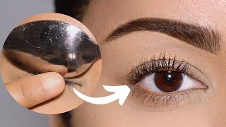 5 Ways to Curl Your Lashes WITHOUT a Curler [upl. by Ellened548]