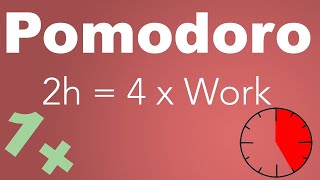 Pomodoro Technique 4 x 25 min  Study Timer 2 h [upl. by Franza]