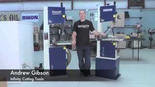 Infinity Cutting Tools  Rikon 14quot Bandsaws [upl. by Burne]