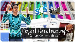 Object Recolours  The Sims 4 Tutorial Colours amp Patterns [upl. by Ultan557]