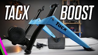 Tacx BOOST Bike Trainer Review  Setup How it Rides Sound Check and Zwift [upl. by Abby]