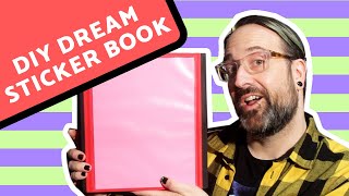 Super Fun amp Easy DIY Sticker Book Tutorial [upl. by Chrisman115]