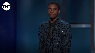 Chadwick Boseman Tribute to Denzel Washington  AFI 2019  TNT [upl. by Airamesor]