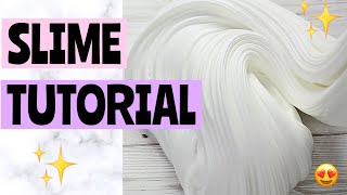 HOW TO MAKE SLIME Simple amp Easy Slime Recipe  2 Minute Easy Slime Tutorial Glue and Borax Slime [upl. by Jensen684]