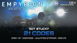 EMPYRION  GALACTIC SURVIVAL Cheats Add Cr Easy XP Godmode   Trainer by MegaDev [upl. by Gillan834]