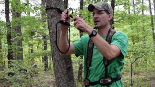 How to attach your harness to the tree [upl. by Ringe]