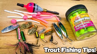 How To Set up amp Fish For Trout EVERYTHING You Need To Know [upl. by Ordnazil]