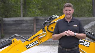 JCB 1CXT Backhoe Loader Walkaround With Diego Butzke [upl. by Atenahs]