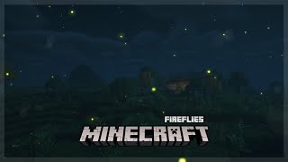 Minecraft But There’s Fireflies   Illuminations Mod [upl. by Erastus344]