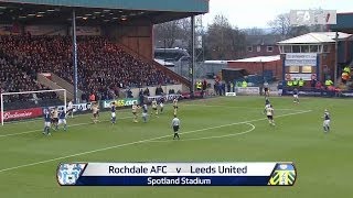 ROCHDALE AFC vs LEEDS UNITED 20 Official Goals amp Highlights FA Cup Third Round [upl. by Hanala]