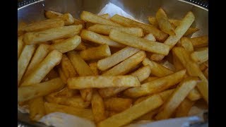 Des vraies frites Belges cuites en 2 fois dorées et croustillantes [upl. by Obidiah]