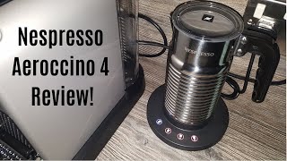 Nespresso Aeroccino 4 Milk Frother Review  Worth upgrading from the Aeroccino 3 [upl. by Trub]