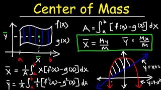 Center of Mass amp Centroid Problems  Calculus [upl. by Ramyaj]