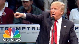 Donald Trump Tells Protester Go Home To Mommy  NBC News [upl. by Fakieh332]