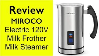 Review Miroco Milk Frother  How to make froth milk at home [upl. by Noicpesnoc]