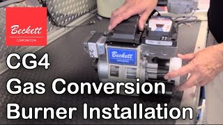 CG4 Gas Conversion Burner Installation [upl. by Leatri]